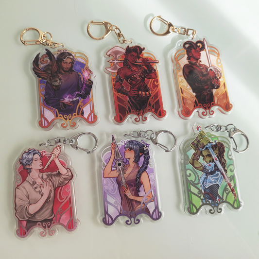 Baldur's Gate 3 keychains [PRE-ORDER]
