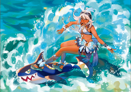 Mualani surfing [PRE-ORDER]